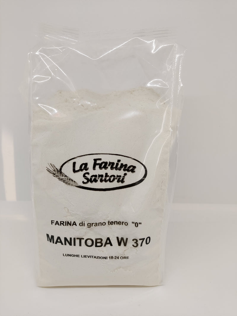 Sartori Manitoba W 370 高筋面粉 • Farina di grano tenero di tipo "0" 1kg Farina forte