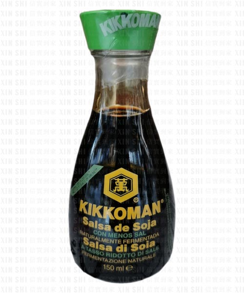 万字少盐酱油 • Salsa di soia Kikkoman table con meno sale 150ml