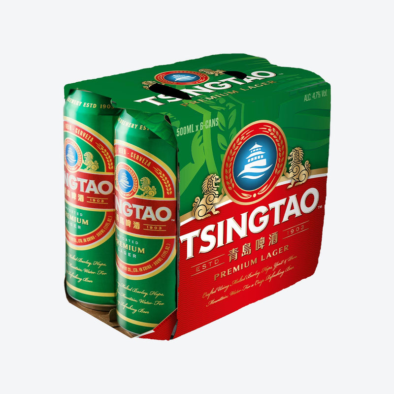 青岛啤酒经典 • Birra Tsingtao Premium Lager [500ml 罐]