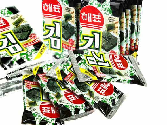 韩国海牌即食海苔 • Alghe condite